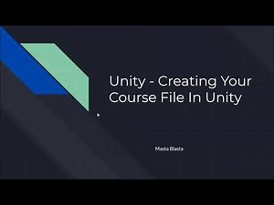 Unity - Creating Your GSPro Unity Course File (V4)