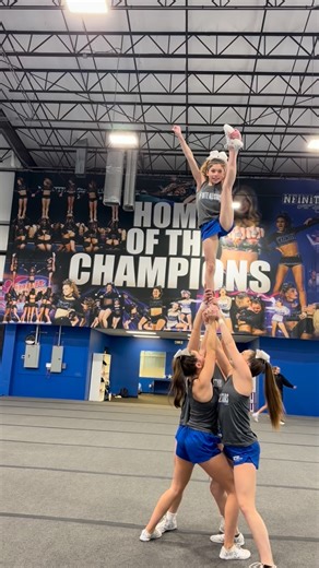 Stunting privates are the BEST way to level up your skills this season 💪✨ Book yours TODAY! 💙🤩 Open to ALL athletes, including high school and rec teams looking to train in the off-season 💪🏻 Email to BOOK! Nfiniteoffice@gmail.com | NFINITE ALL STARS