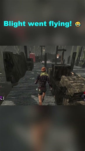 Sending Blight FLYING Off the Pier 💀 #dbd #dbdshorts #dbdclips #shorts