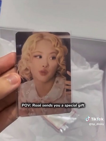 Regalo Especial de Rosé para el Fan #BLINK