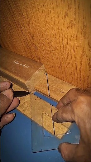 How to Cut Baseboard Corners Like a Pro #shortvideo