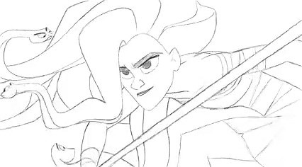 Medusa by James Baxter | The Art of Animation