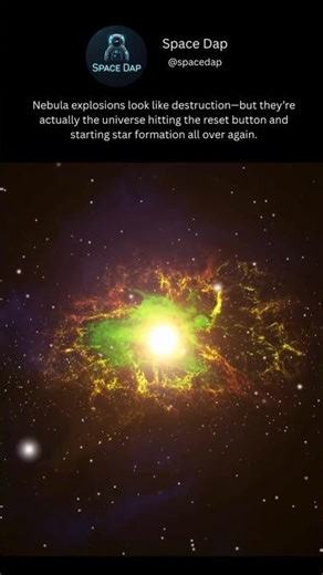 Nebula Explosion in Space: When Destruction Creates New Stars | Space Dap