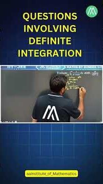 Questions Involving Definite Integration | JEE Main Maths | Sunder Sir