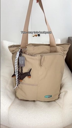 3-IN-1 Convertible Tote Backpack for 15.6" Laptop, Unisex Waterproof Lightweight Crossbody Bag fo...