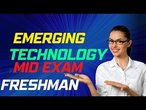Emerging Technologies Mid Exam Questions and Answers