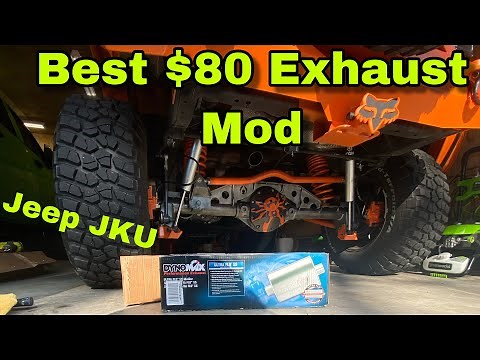 Best Sounding Exhaust for Jeep Wrangler JK for less than $80 how to:
