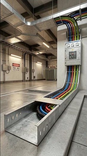 Installation of cable trunking#cabletray #portabletools