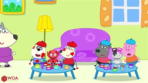 El dulce momento de Wolfoo conoce a Peppa Pig en español 2022 suscríbanse a mi canal