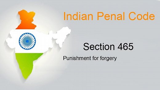 IPC Section 465 - Punishment for forgery | Lawrato.com