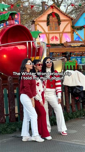 Ice skating is just a warm-up for the @bavarianvillage 🍻 🥨😜 | Winter Wonderland