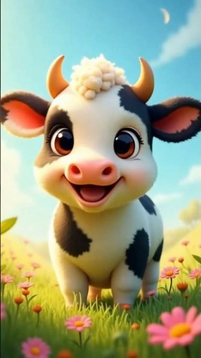 Cow | Cute Animal Sounds 🐄