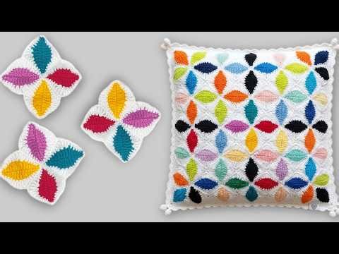 How to Crochet a Leaf Granny Square for Beginners