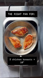 3K views | Picking out cookware can often feel like a bit of a goldilocks conundrum — it can be hard to select the pan that's just right. One of the main factors in determining which pan you'll reach for the most is the number of servings you're typically cooking. This guide will help you figure out which size pan is right for you, whether you're cooking for a household of two, feeding a small army, or meal prepping for a week. | Made In Cookware | Facebook