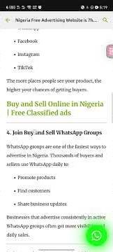 Buy and Sell Online in Nigeria | Free Classified Ads