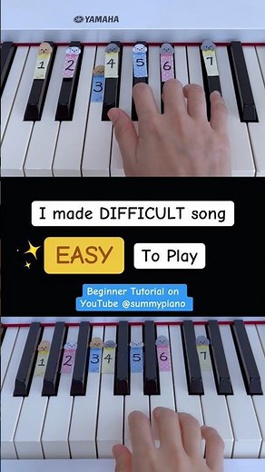 Beginner Piano Tutorial (White Keys Only) on YouTube ‪@Summypiano‬ #easypianotutorial