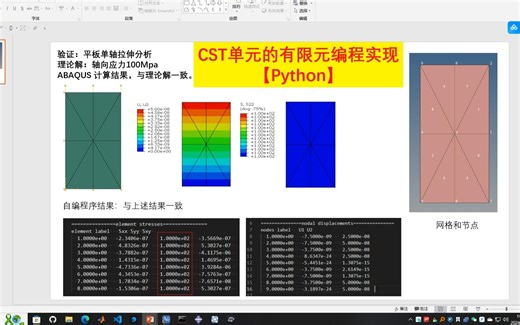 【记录】编程实现三角形单元有限元求解 pyvista后处理