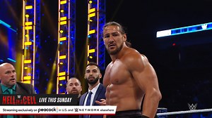 In the wake of Happy Corbin’s vicious attack several weeks ago, Madcap Moss looks to put an end to the laughter when he takes on his former cohort in a rematch fueled by retribution. | WWE SmackDown