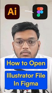 How to Open Illustrator Files in Figma #learnuiux #software #uikits #ai #technology #figmauidesign