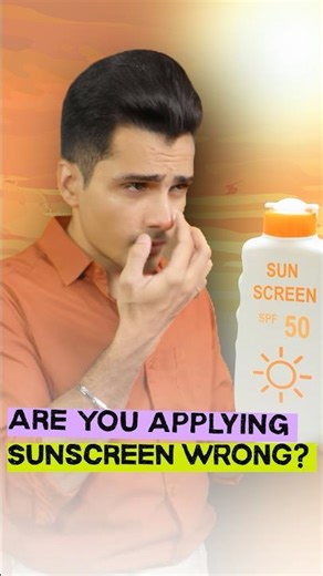 Stop Applying Sunscreen Like This ❌ (Most Men Are Doing It WRONG!)