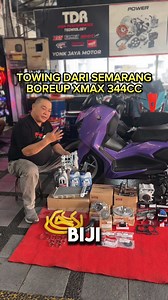 Rombongan 4 xmax towing dari semarang bakal kita boreup di Yonk Jaya #YonkJaya