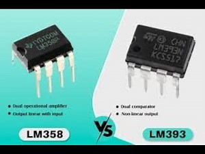 LM358 Dual Op-Amp vs LM393 Dual Comparator