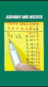 72 divided by 4 | division problem | how to learn division