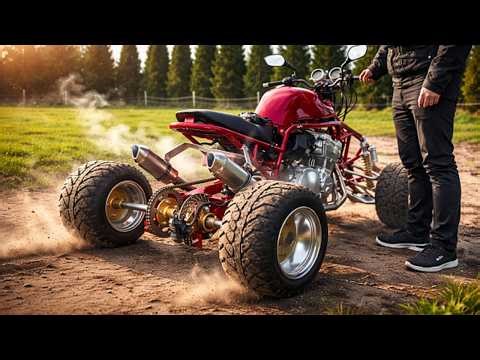 Insane Suzuki Engine Swap: The Ultimate Custom Quad Build!