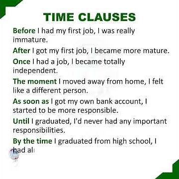 Time Clauses ✍️🗣️Practice Writing and Speaking