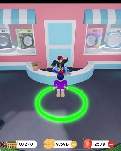 How to make new XXL Washing machine Laundry simulator #roblox #shorts