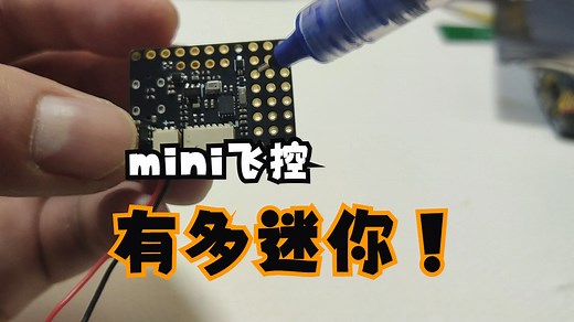 FlyingRC F4Wing Mini开箱及大小对比，超迷你飞控到底多迷你