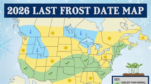 Is it spring yet? Old Farmer's Almanac map predicts Ohio's last frost
