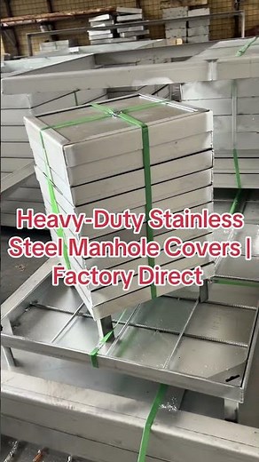 Heavy-Duty Stainless Steel Manhole Covers | Factory Direct 📦