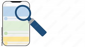 スマホでウェブサイトを使用している動画