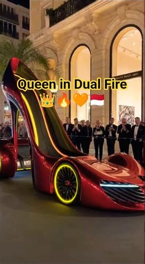 LADY -Customized High-Heel Shoe Car Red-Black #high #shoes #car #red #lady #rich #monaco #supercars