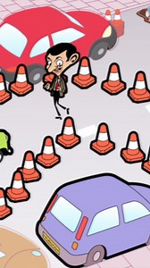 Mr Bean once again takes some traffic cones to reserve a parking spot and rushes in to the cinema. He buys a ticket but only has pennies. By the time he sits down the film has ended... #film #memes #tv #MrBean #animated #MrBeanAnimated | Mr Bean: The Animated Series