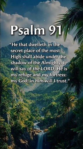 Psalm 91:1–2 (KJV) — Protection Prayer | Short Verse