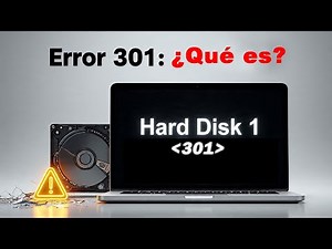 ¿Qué es el ERROR HARD DISK 1 (301) Y Cómo Solucionarlo?