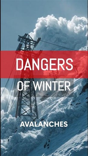 DANGERS OF WINTER. AVALANCHES #disaster #accident