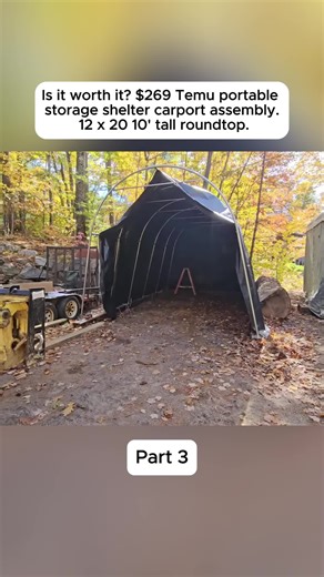 Assembly Guide for $269 Temu Portable Storage Shelter