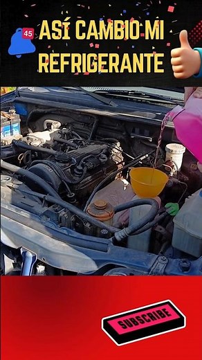 Cómo cambiar el refrigerante. Hazlo tú mismo. #diy #automobile