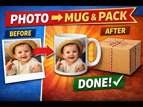 Custom Photo Mug Printing Process | Personalized Mug