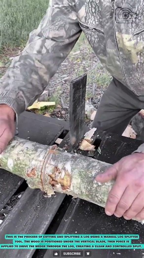 Manueller Holzspalter: Technik zum kontrollierten Holzspalten