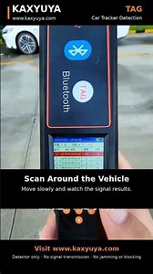 Car Tracker Detection Demo | Bluetooth Tag Detector for Travel Privacy | KAXYUYA