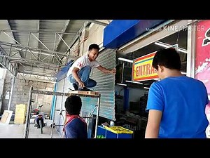 How to repair a roll up door.