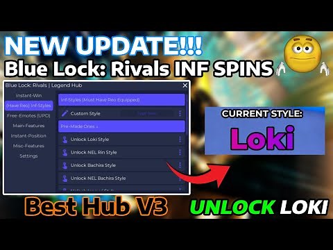 Blue Lock: Rivals Script GUI Hack | Get Loki, Infinite Spins, AutoFarm + More!