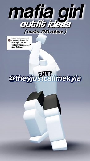 Mafia Girl Outfit Ideas in Roblox