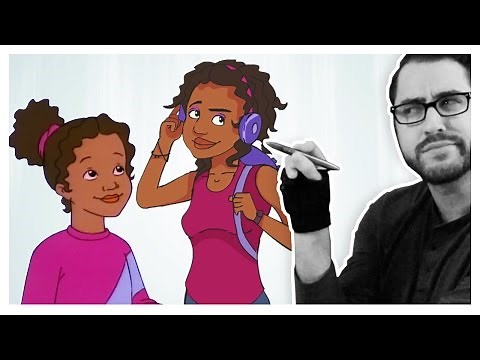 Drawing The Magic School Bus Kids 10 YEARS LATER