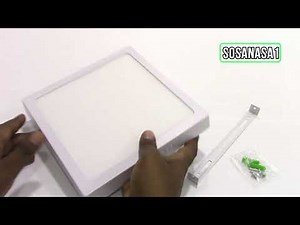 How to test LED ceiling light panels