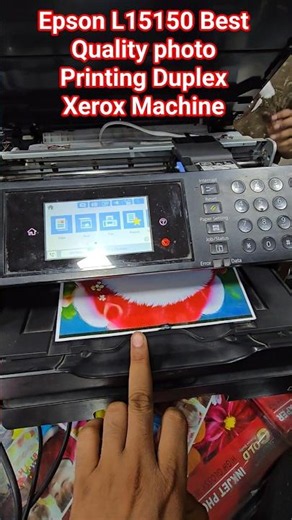 Epson L15150 Best Quality photo Printing Duplex Xerox Machine#epson#services #printersupportsoftware